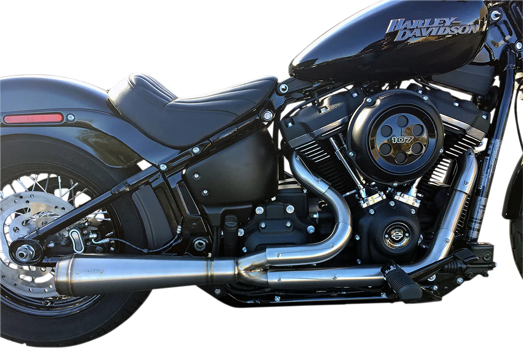 Trask 2-into-1 Assault Exhaust System - Stainless - Side View