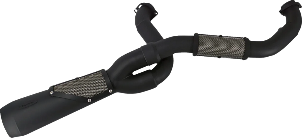 Trask 2-into-1 Big Sexy Exhaust System - Black - Main Product View