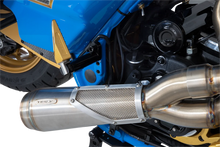 Load image into Gallery viewer, Trask 2-into-1 Big Sexy Exhaust System - Brushed Stainless Steel - Back View