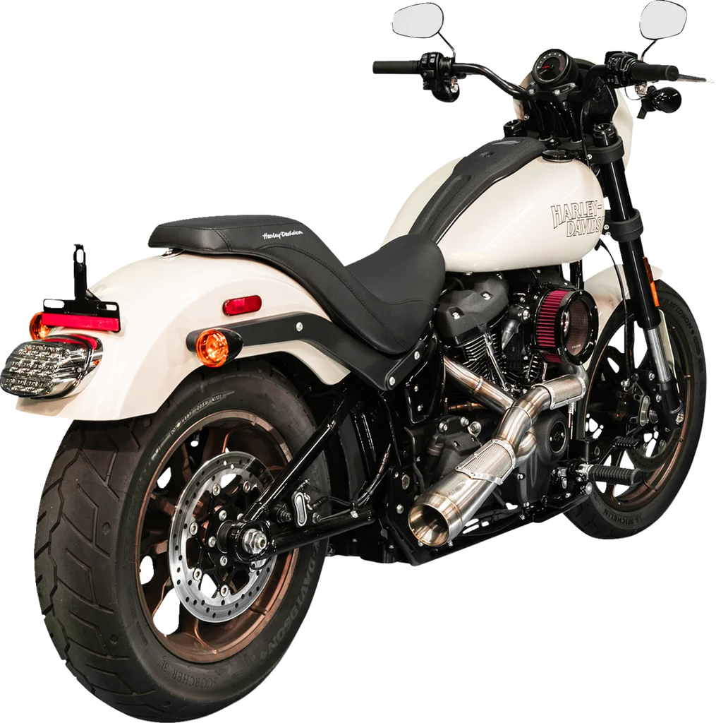 Trask 2-into-1 Big Sexy Exhaust System - Natural - Side View