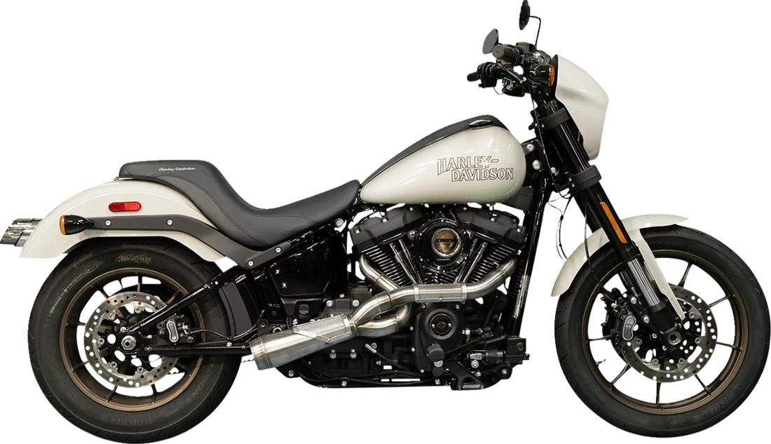 Trask 2-into-1 Big Sexy Exhaust System - Polished - Side View