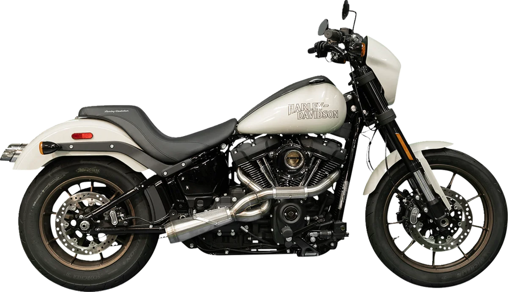 Trask 2-into-1 Big Sexy Exhaust System - Polished - Side View