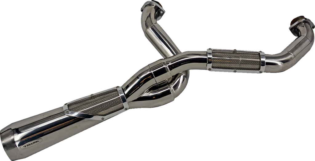 Trask 2-into-1 Big Sexy Exhaust System - Polished Stainless Steel - Main Product View