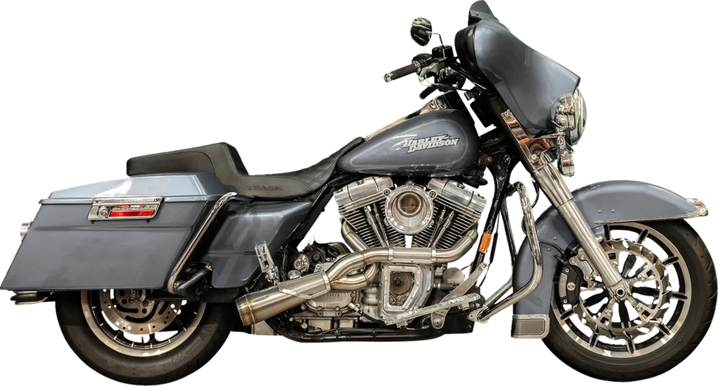 Trask 2-into-1 Big Sexy Exhaust System - Raw Stainless Steel - Main Product View