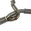 Load image into Gallery viewer, Trask 2-into-1 Big Sexy Exhaust System - Raw Stainless Steel - Back View
