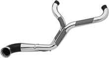 Load image into Gallery viewer, Trask 2-into-1 Nasty Bastard Exhaust System - Black - Side View