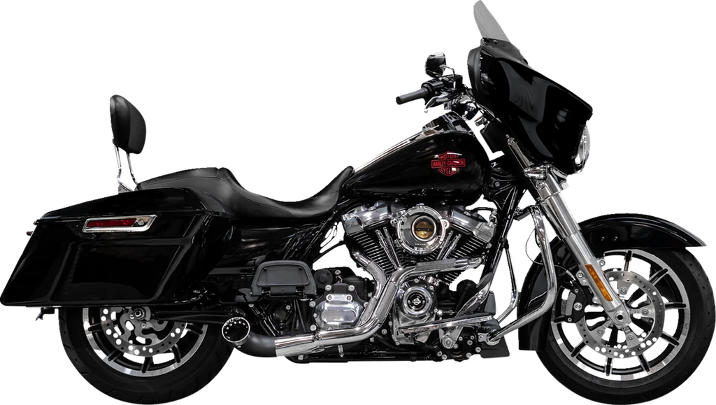 Trask 2-into-1 Nasty Bastard Exhaust System - Chrome - Main Product View