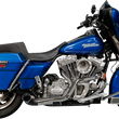 Load image into Gallery viewer, Trask 2-into-1 Nasty Bastard Exhaust System - Chrome - '97-'16 FL - Main Product View
