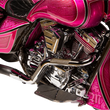 Load image into Gallery viewer, Trask 2-into-1 Nasty Bastard Exhaust System - Chrome - '97-'16 FL - Back View