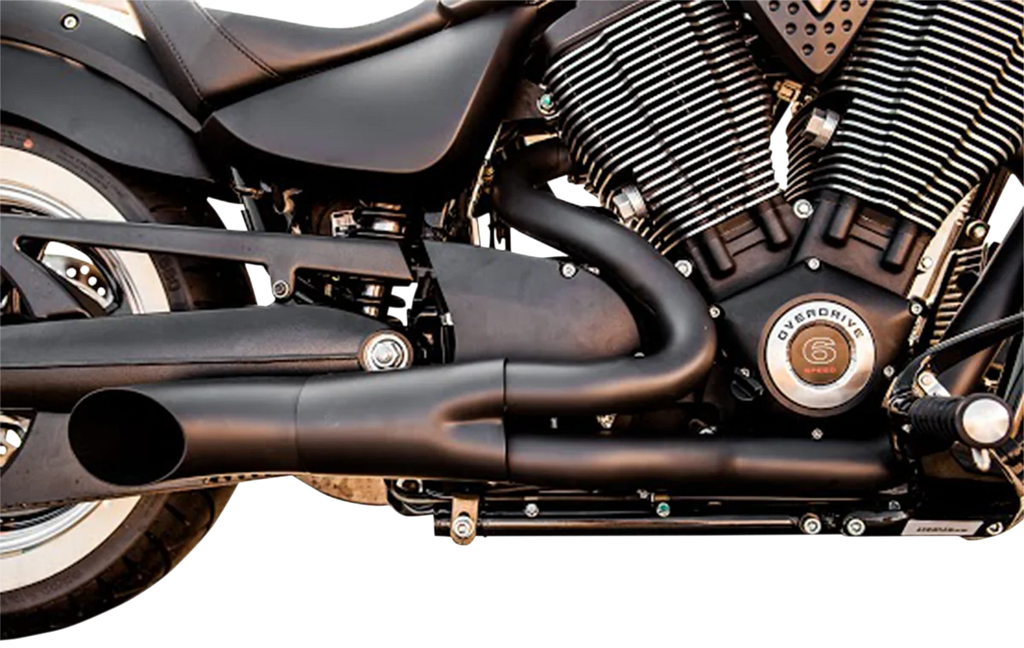 Trask 2:1 Exhaust - Black - Victory - Main Product View
