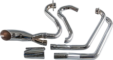 Load image into Gallery viewer, Trask 2:1 Exhaust - Chrome - Victory - Side View