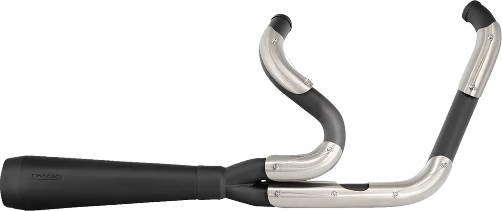 Trask Assault 2:1 Exhaust - Black - Main Product View