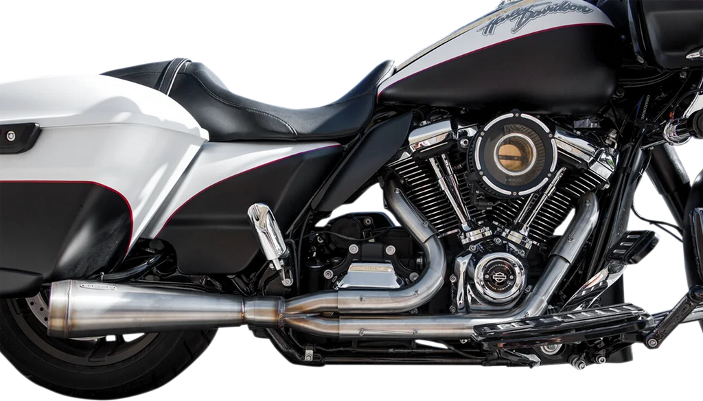 Trask Assault 2:1 Exhaust - Black - Straight - Side View