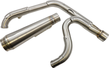 Load image into Gallery viewer, Trask Assault 2:1 Exhaust - Full Stainless - '91-'05 Dyna - Back View