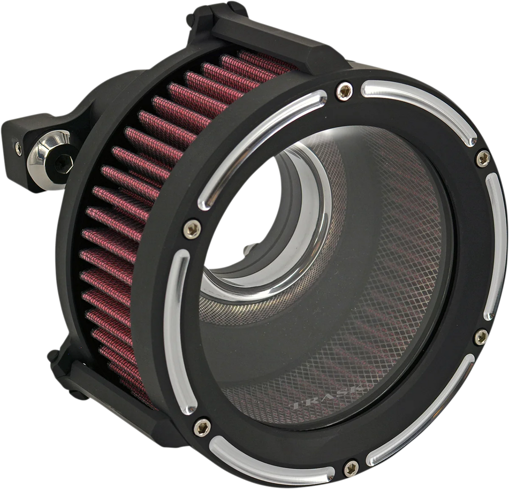 Trask Assault Charge High-Flow Air Cleaner - Black - Main Product View