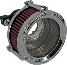 Load image into Gallery viewer, Trask Assault Charge High-Flow Air Cleaner - Chrome - Main Product View