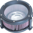 Load image into Gallery viewer, Trask Assault Charge High-Flow Air Cleaner - Flat Black - Main Product View