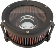 Load image into Gallery viewer, Trask Assault Charge High-Flow Air Cleaner - Flat Black - Main Product View