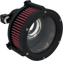 Load image into Gallery viewer, Trask Assault Charge High-Flow Air Cleaner - Flat Black - Main Product View
