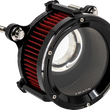 Load image into Gallery viewer, Trask Assault Charge High-Flow Air Cleaner Kit - Raw - Side View