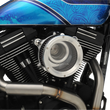 Load image into Gallery viewer, Trask Assault Charge High-Flow Air Cleaner - Raw - Side View