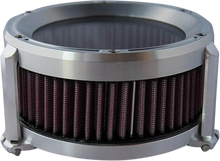 Load image into Gallery viewer, Trask Assault Charge High-Flow Air Cleaner - Raw - Main Product View