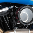 Load image into Gallery viewer, Trask Assault Charge High-Flow Air Cleaner - Raw - Side View