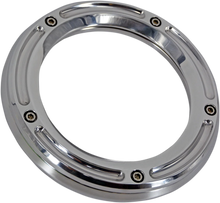 Load image into Gallery viewer, Trask Assault Derby Cover - Chrome - Touring/Trike - Main Product View