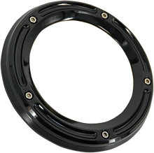 Load image into Gallery viewer, Trask Assault Derby Cover - Gloss Black - Main Product View