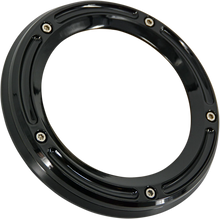 Load image into Gallery viewer, Trask Assault Derby Cover - Gloss Black - Main Product View