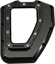 Load image into Gallery viewer, Trask Assault Series Cam Cover - Gloss Black Powdercoat - Twin Cam - Main Product View