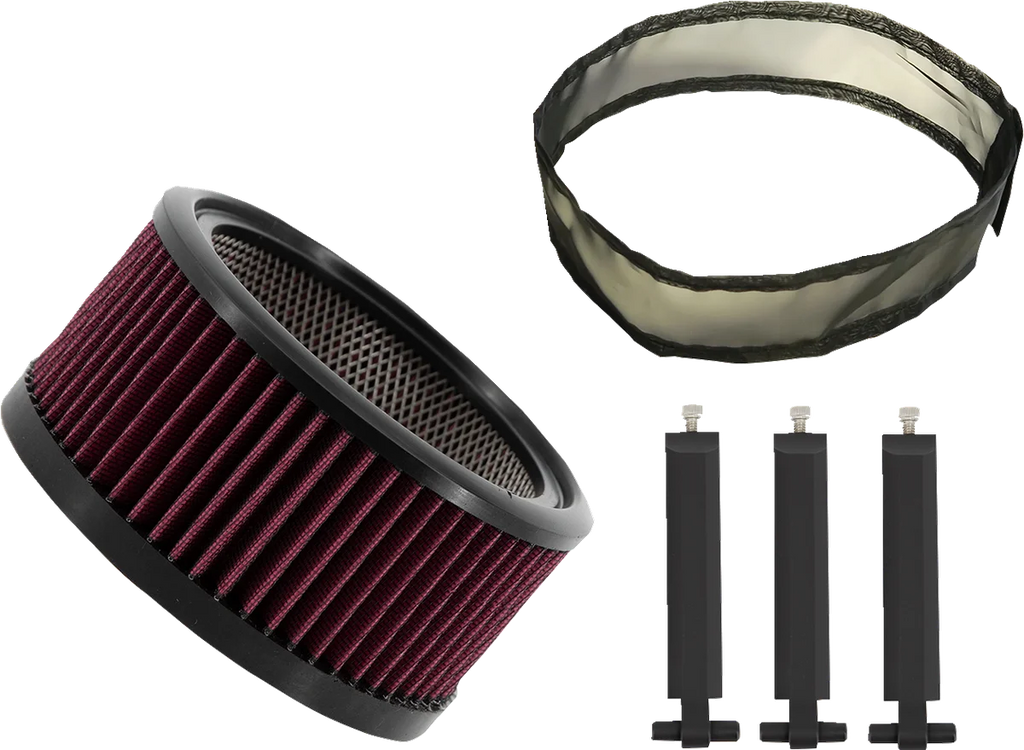 Trask Big Power Filter Kit - Black - Side View