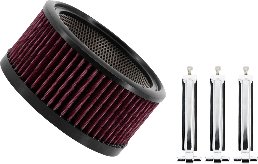 Trask Big Power Filter Kit - Black - Detail View