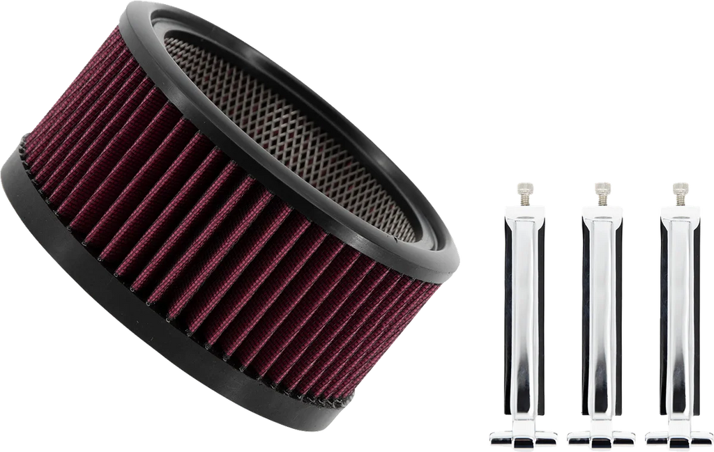 Trask Big Power Filter Kit - Chrome - Main Product View