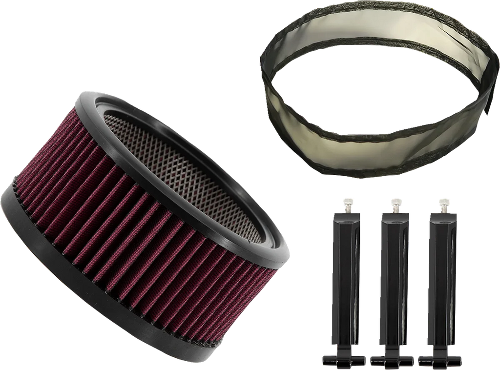 Trask Big Power Filter Kit - Gloss Black - Main Product View