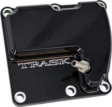 Load image into Gallery viewer, Trask CheckM8™ Vented Transmission Top Cover - Chrome - Side View