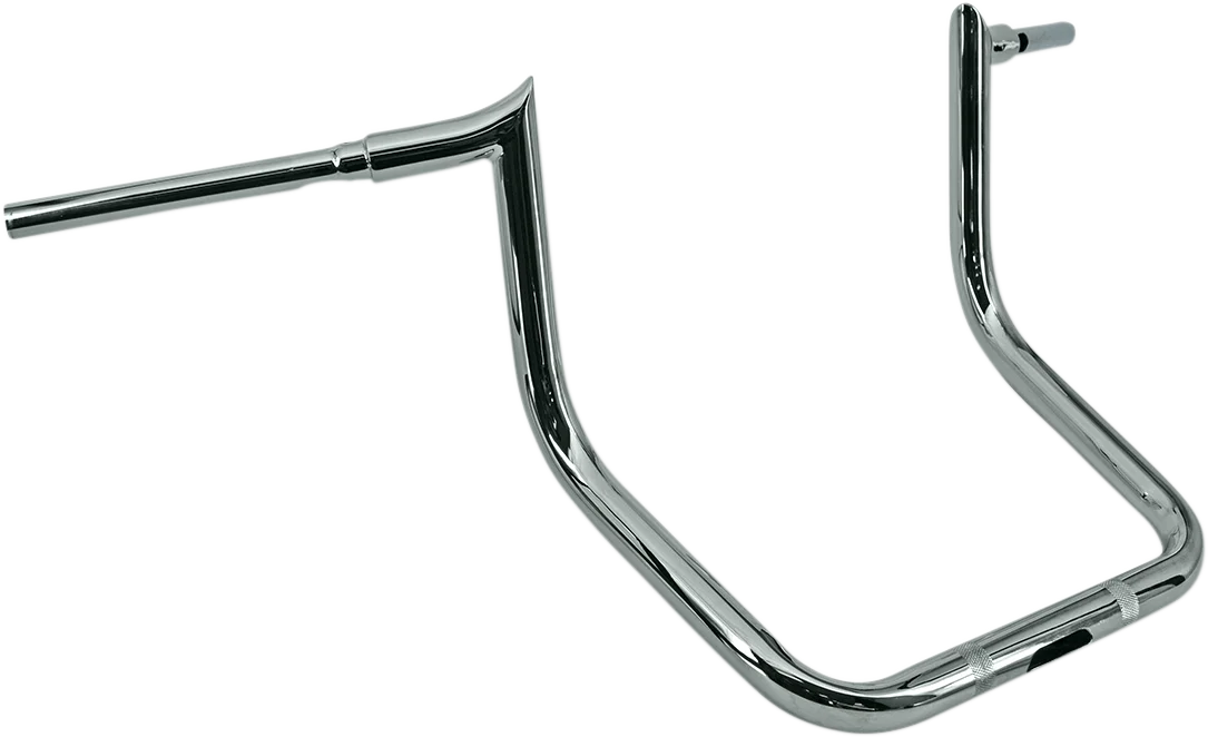 Trask Handlebar - Bro - 8" - Chrome - Side View