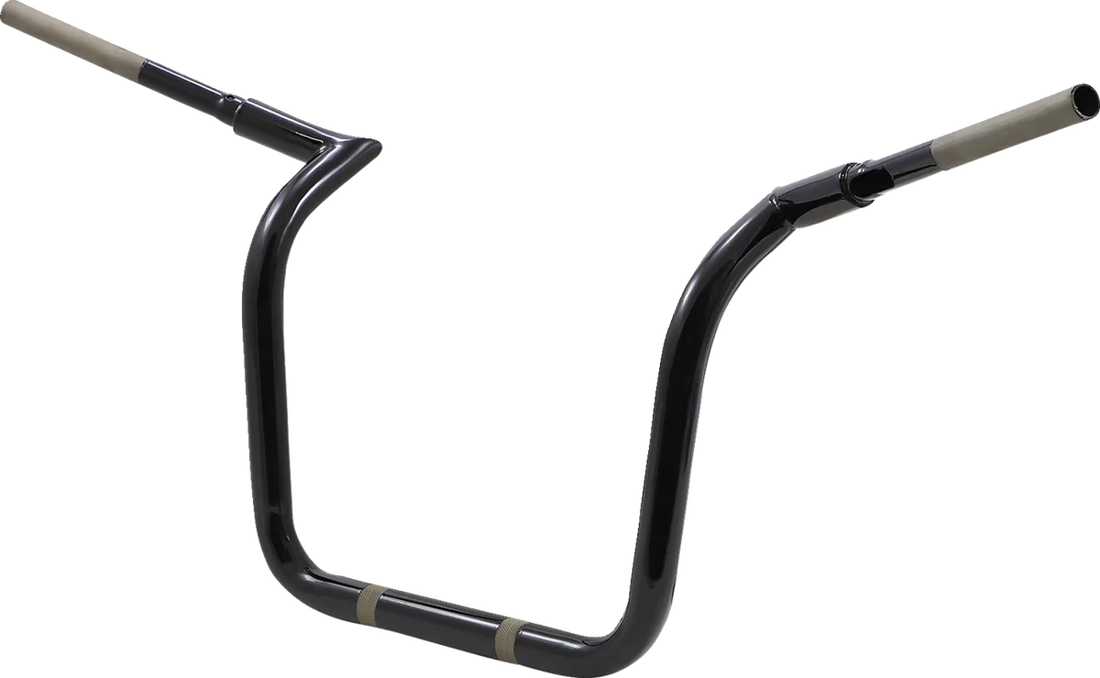 Trask Handlebar - Bro Bar - Black - Side View