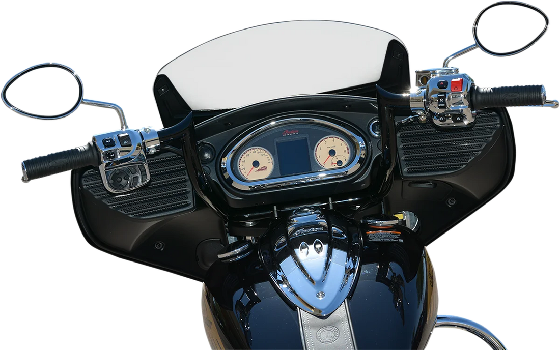 Trask Handlebar - Bro Bar - Black - Back View