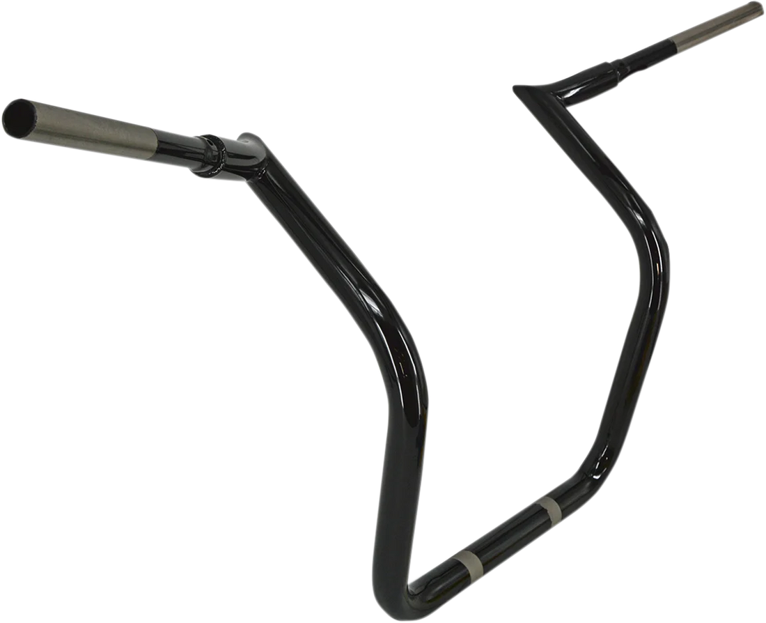 Trask Handlebar - Bro Bar - Black - Side View