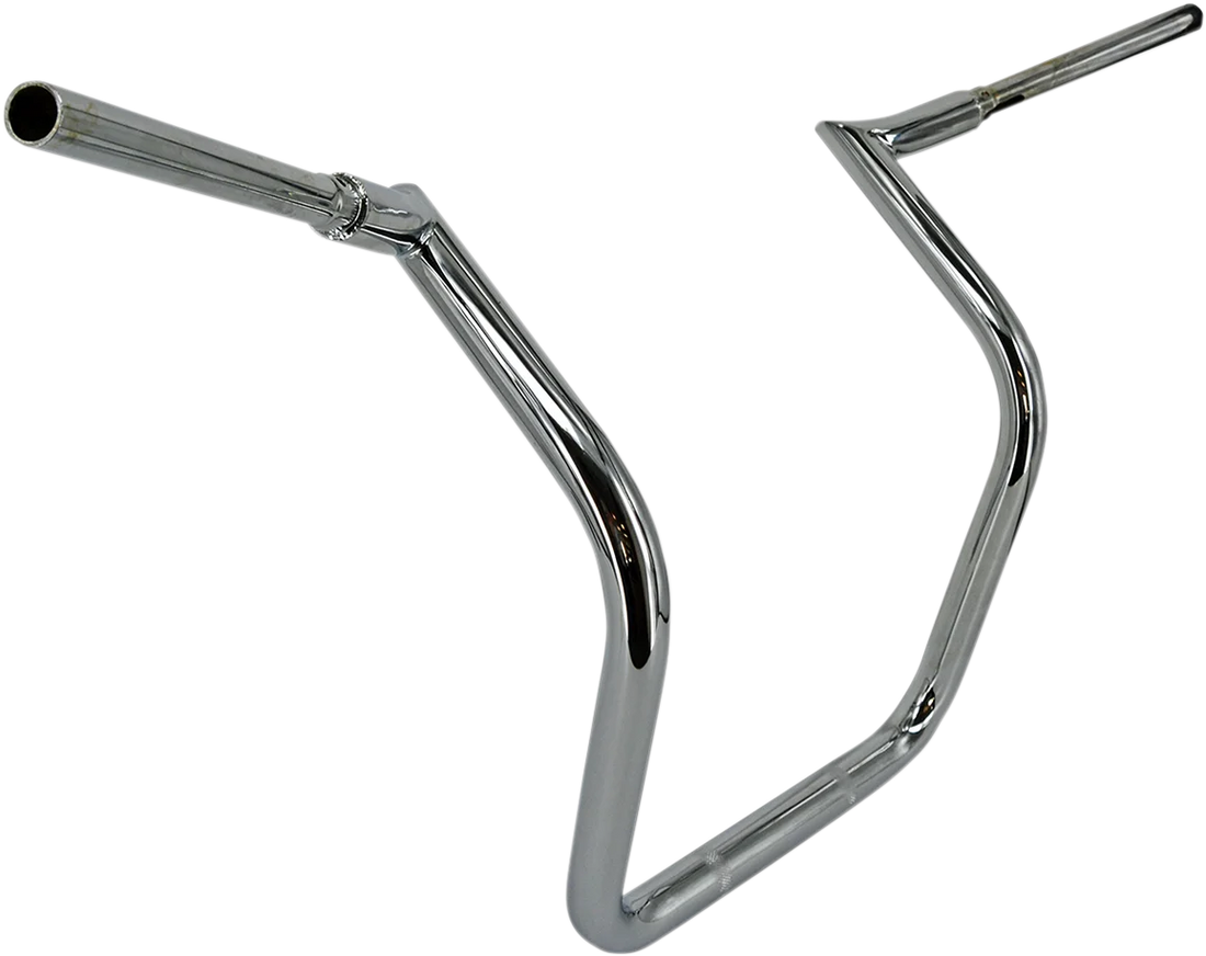 Trask Handlebar - Bro Bar - Chrome - Side View