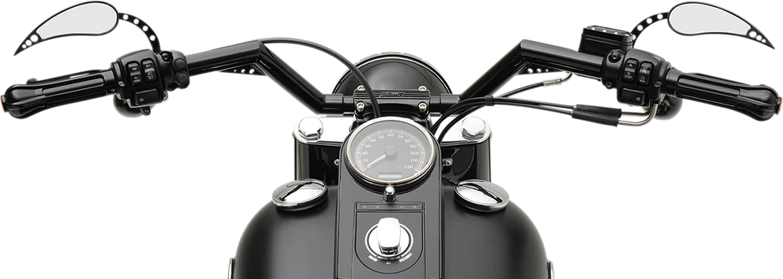 Trask Handlebar - V-Line - Standard - Black - Side View