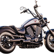 Load image into Gallery viewer, Trask Hot Rod 2:1 Exhaust - Black - Victory - Main Product View