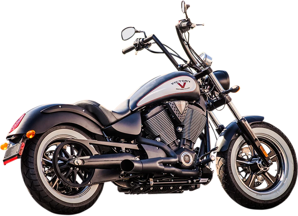 Trask Hot Rod 2:1 Exhaust - Black - Victory - Main Product View