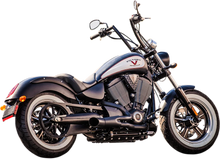 Load image into Gallery viewer, Trask Hot Rod 2:1 Exhaust - Black - Victory - Main Product View
