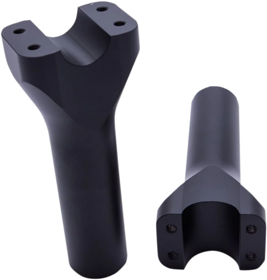 Trask Risers - Assault - 6" - Black - Main Product View