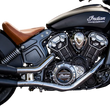 Load image into Gallery viewer, Trask Slip-On Mufflers - Black - Main Product View