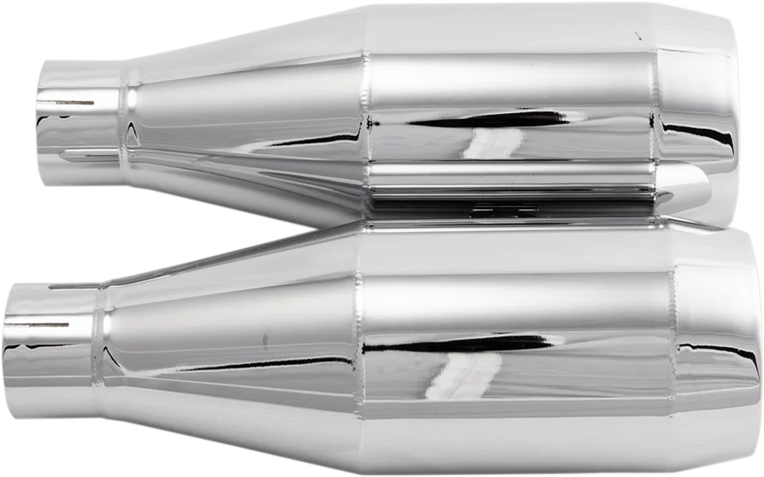Trask Slip-On Mufflers - Black - Installation View