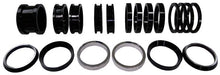 Load image into Gallery viewer, Triple X Race Components Axle Spacer Kit 19pcs Black For Both Sides SC-SU-9947