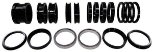 Triple X Race Components Axle Spacer Kit 19pcs Black For Both Sides SC-SU-9947